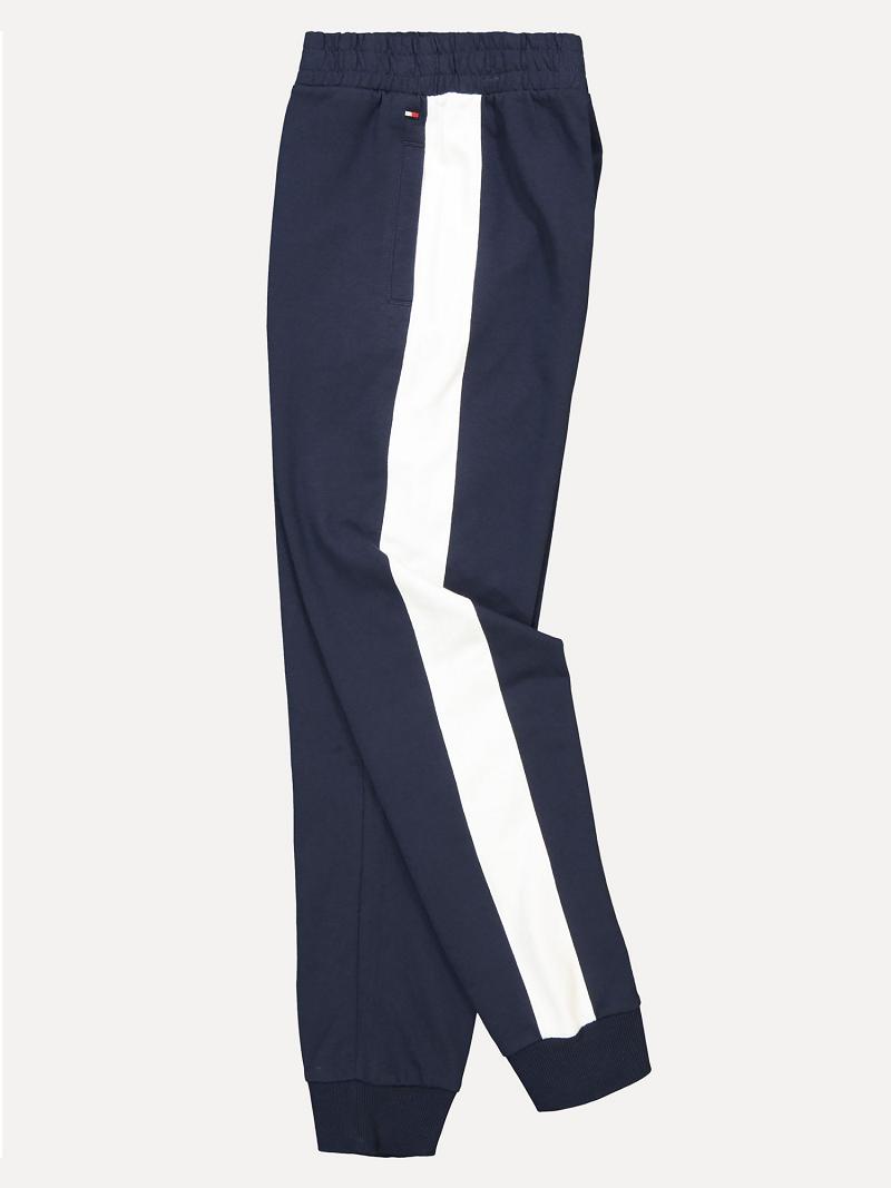 Lány Tommy Hilfiger Totyogó' Knit Jogger Nadrág Kék | HU 1976OKI